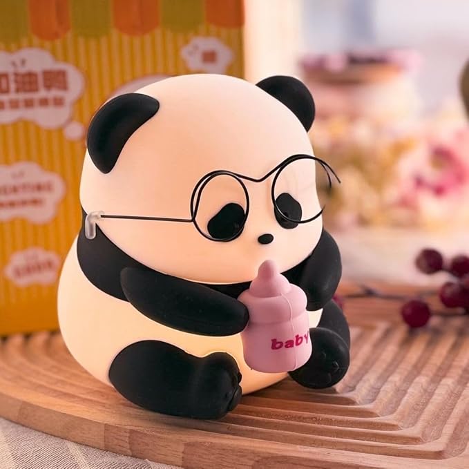 Desidiya® Lying Panda Night Light – Soft Silicone LED Touch Lamp 🌙