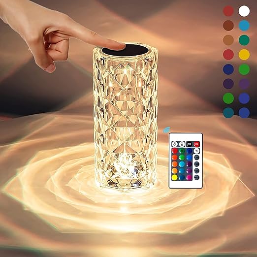 One94Store 3D Rotating Colour-Changing LED Lamp – Ambient Light for Home & Decor