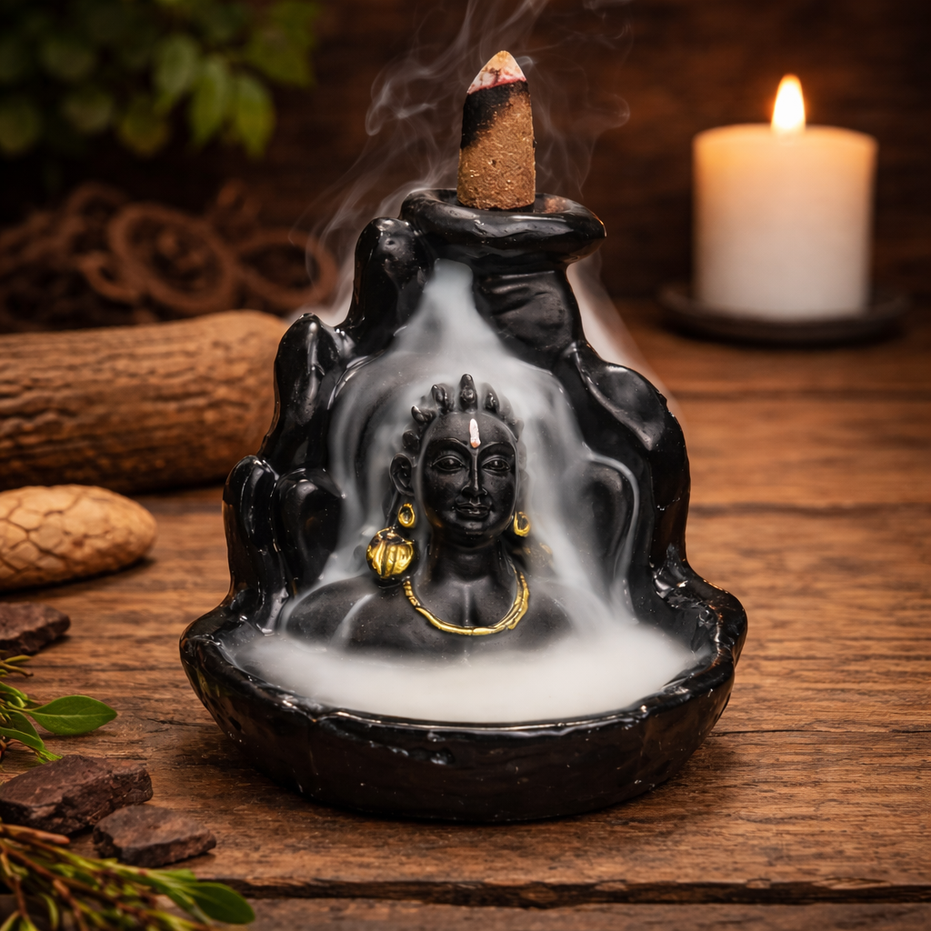 Smoke Fountain Adiyogi